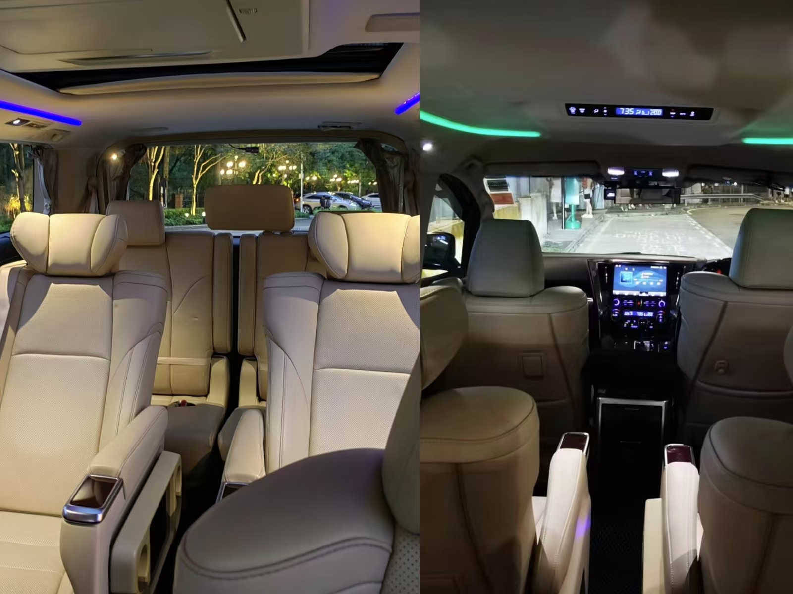 新款30係豐田埃爾法七座商務車